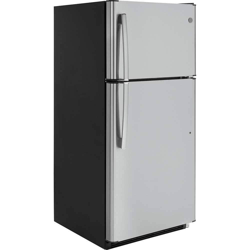 GTS18FSLKSS - REFRIGERATORS - GE - Top Freezer - Stainless Steel - Open Box - BonPrix Électroménagers