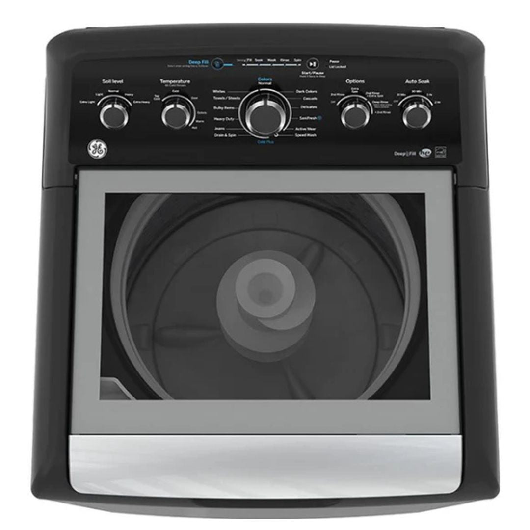 GTW491BMRDG - WASHERS - GE - Top Loading - Diamond Grey - Open Box - BonPrix Électroménagers