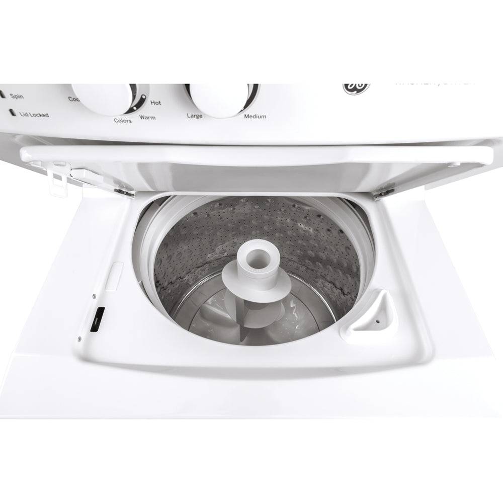 GUD24ESMMWW - LAUNDRY CENTERS - GE - Stacked Washer/Dryer - Electric - White - Open Box - BonPrix Électroménagers