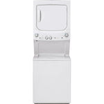 GUD27ESMMWW - LAUNDRY CENTERS - GE - Stacked Washer/Dryer - Electric - White - Open Box - BonPrix Électroménagers