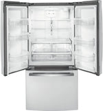 GWE19JYLFS - REFRIGERATORS - GE - French 3 - Door - Stainless Steel - Open Box - BonPrix Électroménagers