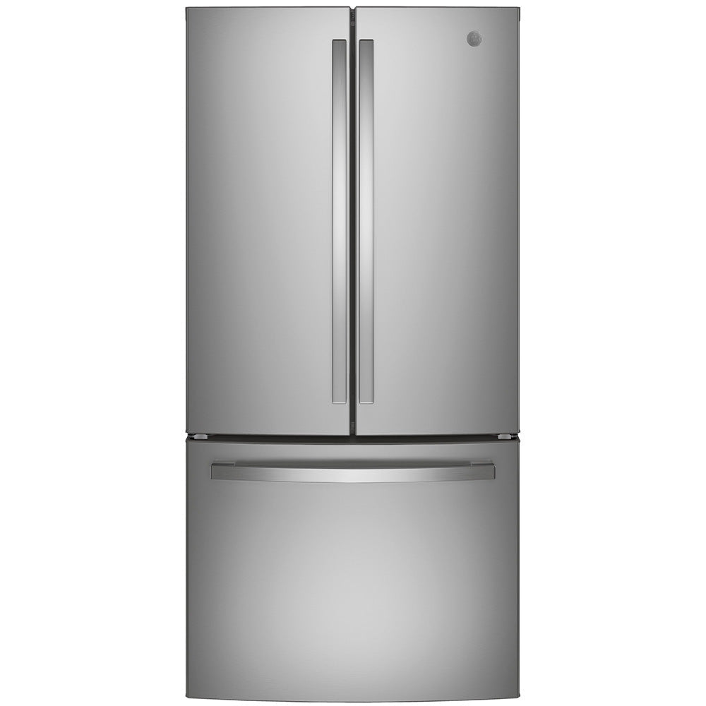 GWE19JYLFS - REFRIGERATORS - GE - French 3-Door - Stainless Steel - Open Box - BonPrix Électroménagers
