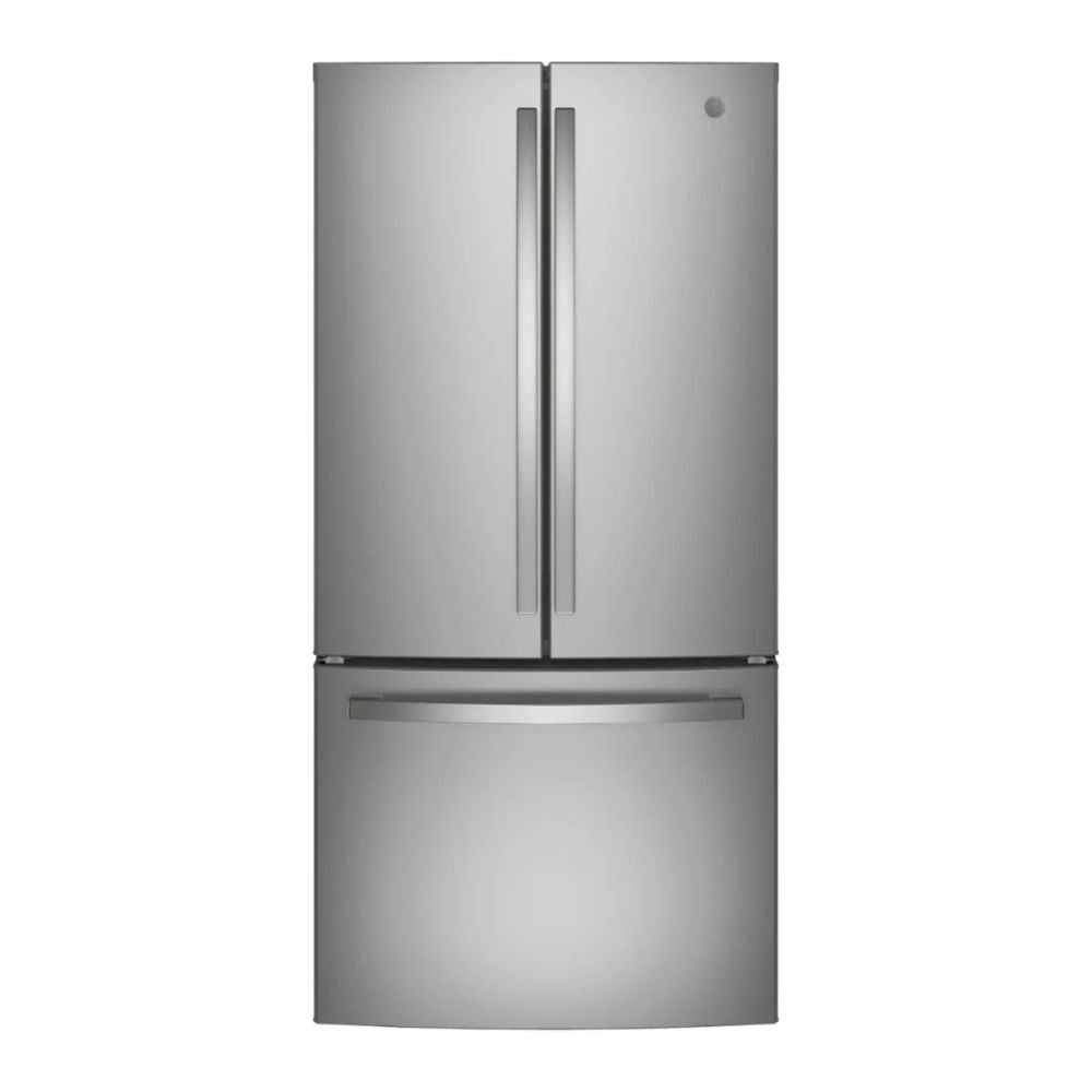 GWE19OYLFS - REFRIGERATORS - GE - French 3 - Door - Stainless Steel - Open Box - BonPrix Électroménagers