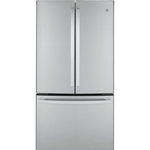 GWE23GYNFS - REFRIGERATORS - GE - French 3 - Door - Stainless Steel - Open Box - BonPrix Électroménagers