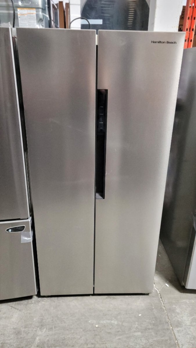 HBF-1558 - REFRIGERATORS - Hamilton Beach - Side by side - Stainless Steel - Open Box - BonPrix Électroménagers