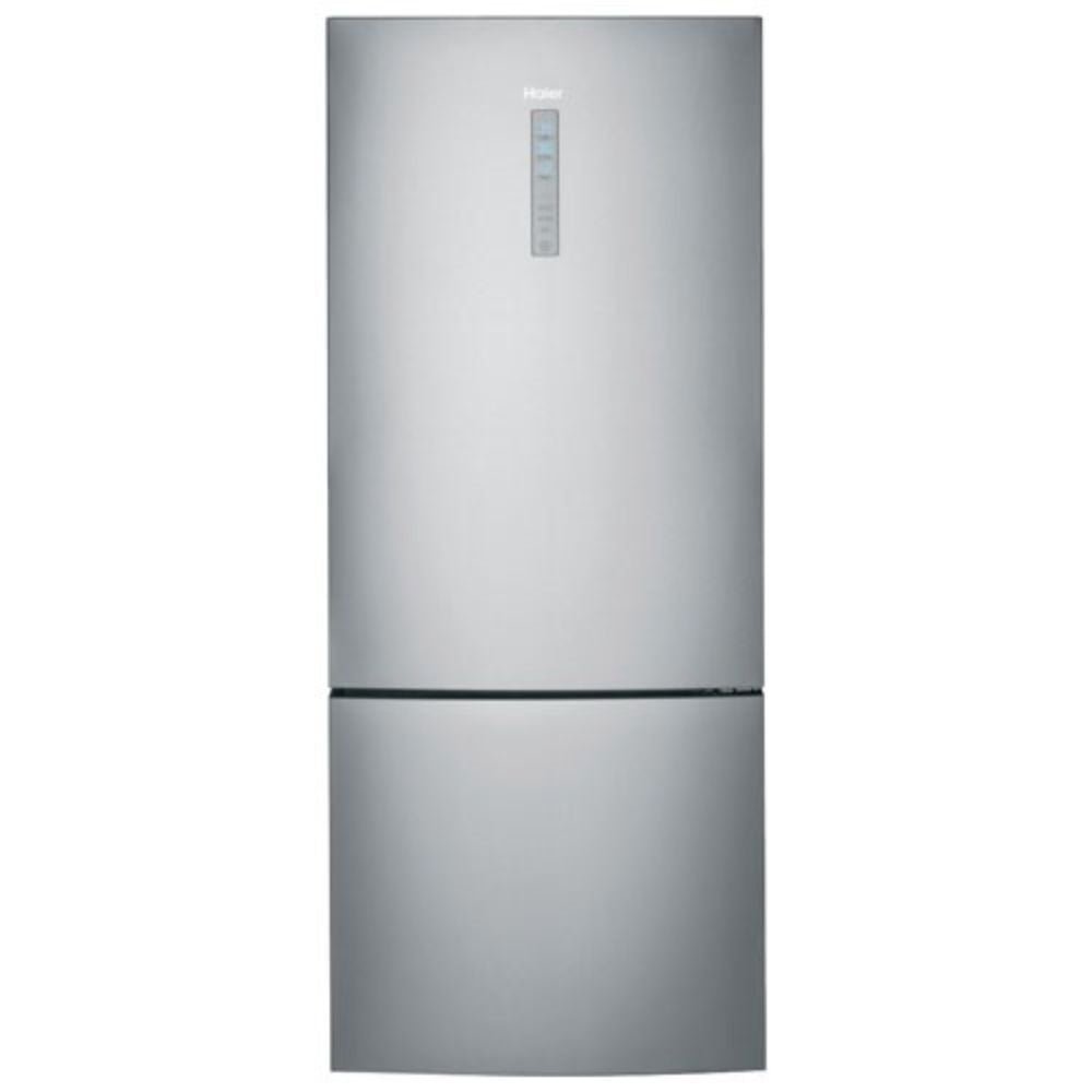 HRB15N3BGS - REFRIGERATORS - Haier - Bottom Freezer - Stainless Steel - Open Box - BonPrix Électroménagers