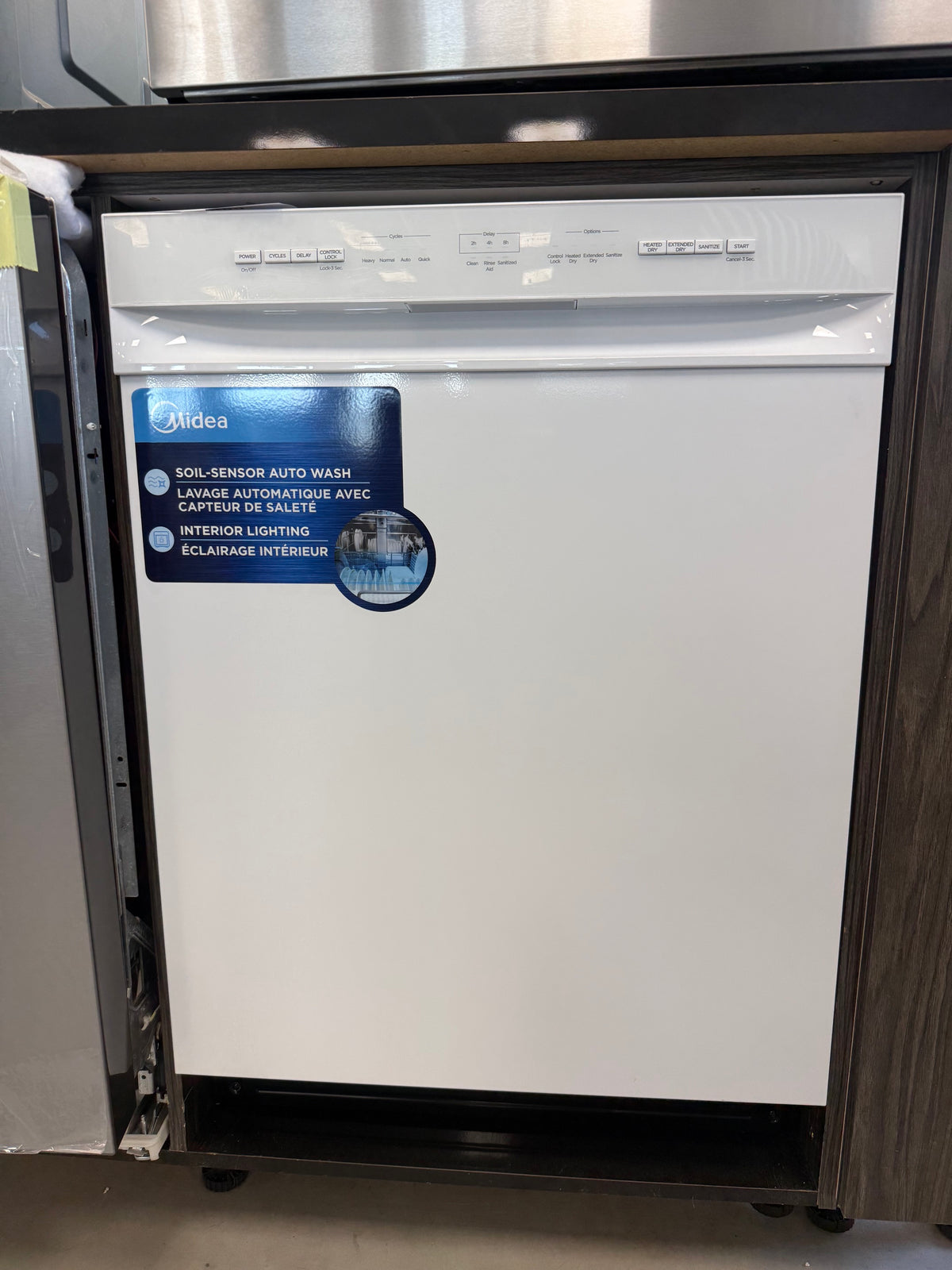 MDF24P1BST - DISHWASHERS - Midea - Front Controls - Stainless Steel - Open Box - BonPrix Électroménagers