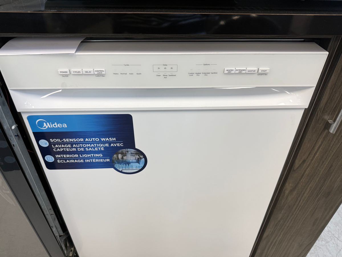 MDF24P1BST - DISHWASHERS - Midea - Front Controls - Stainless Steel - Open Box - BonPrix Électroménagers
