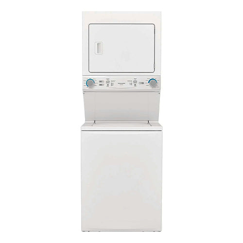 FLCE752CAW - LAUNDRY CENTERS - Frigidaire - Stacked Washer/Dryer - Electric - White - Open Box - LAUNDRY CENTERS - BonPrix Électroménagers