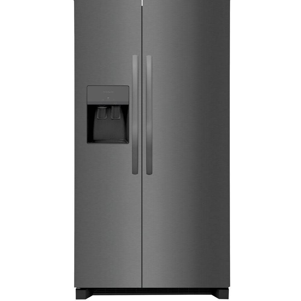 FRSS2623AD - REFRIGERATORS - Frigidaire - Side by side - Black Stainless - Open Box - REFRIGERATORS - BonPrix Électroménagers