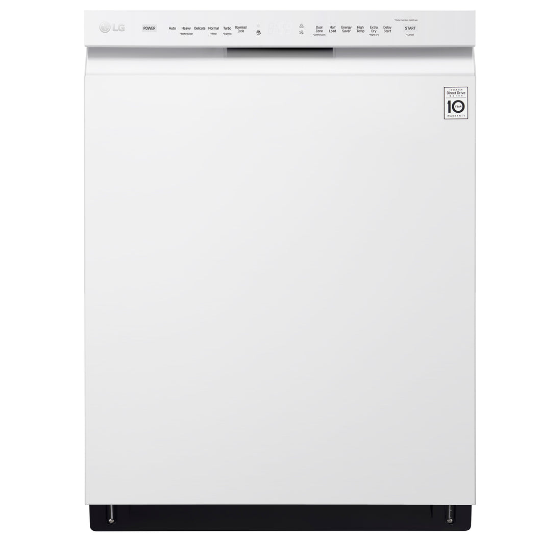 LDF5545WW - DISHWASHERS - LG - Front Controls - White - Open Box - DISHWASHERS - BonPrix Électroménagers
