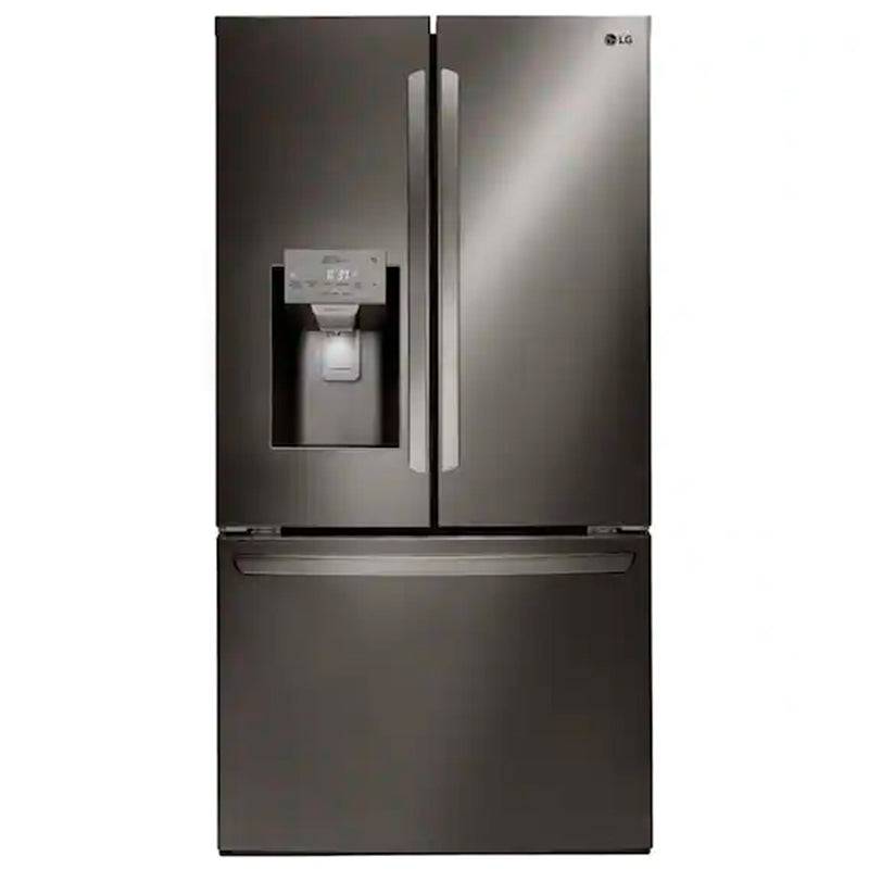LFXC22526D - REFRIGERATORS - LG - French 3-Door - Black Stainless - Open Box - REFRIGERATORS - BonPrix Électroménagers