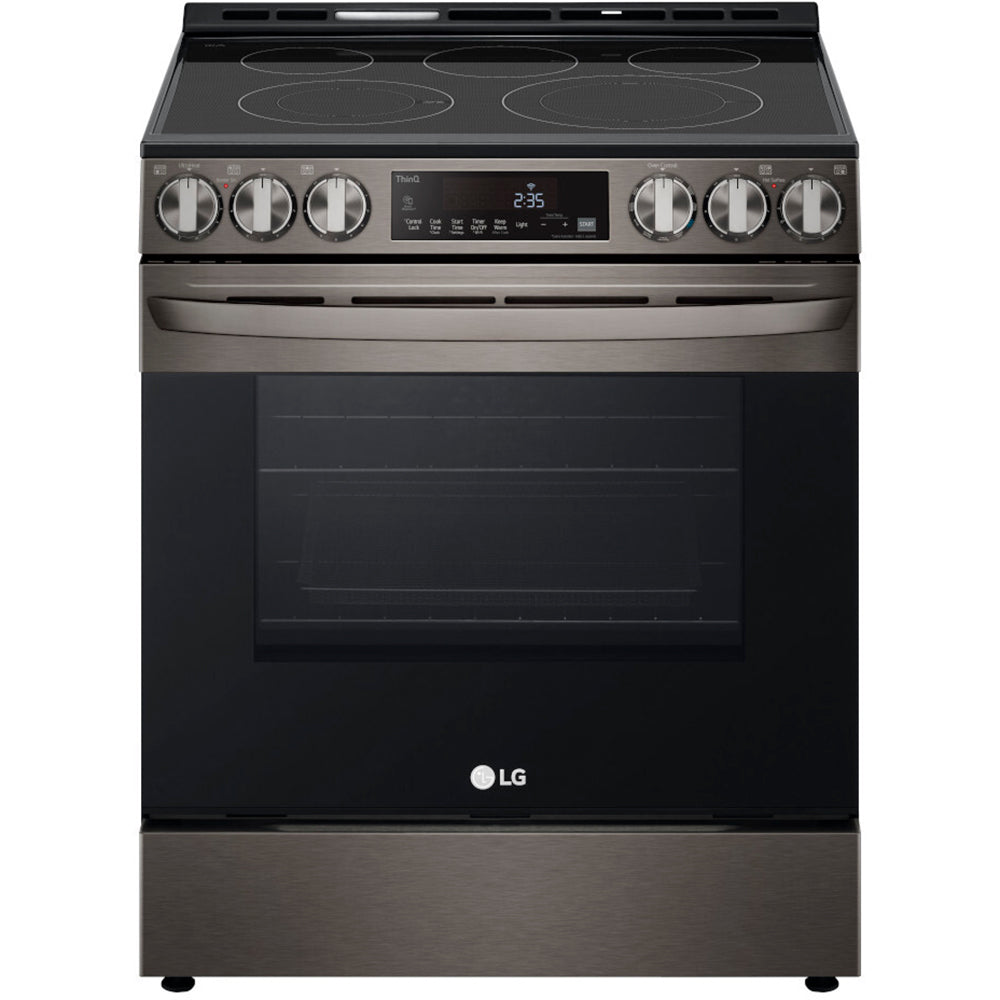 LSEL6333D - RANGES - LG - Electric - Black Stainless - Open Box - RANGES - BonPrix Électroménagers