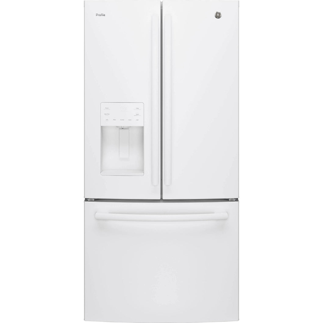 PFE24HGLKWW - REFRIGERATORS - GE Profile - French 3-Door - White - Open Box - REFRIGERATORS - BonPrix Électroménagers