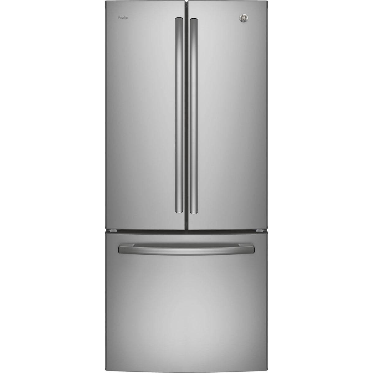 PNE21NSLKSS - REFRIGERATORS - GE Profile - French 3-Door - Stainless Steel - Open Box - REFRIGERATORS - BonPrix Électroménagers