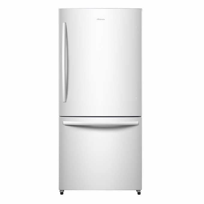 RB17N6DWE - REFRIGERATORS - Hisense - Bottom Freezer - White - Open Box - REFRIGERATORS - BonPrix Électroménagers