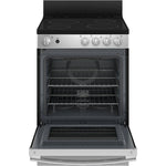 JCAS640RMSS - RANGES - GE - Electric - Stainless Steel - Open Box - BonPrix Électroménagers