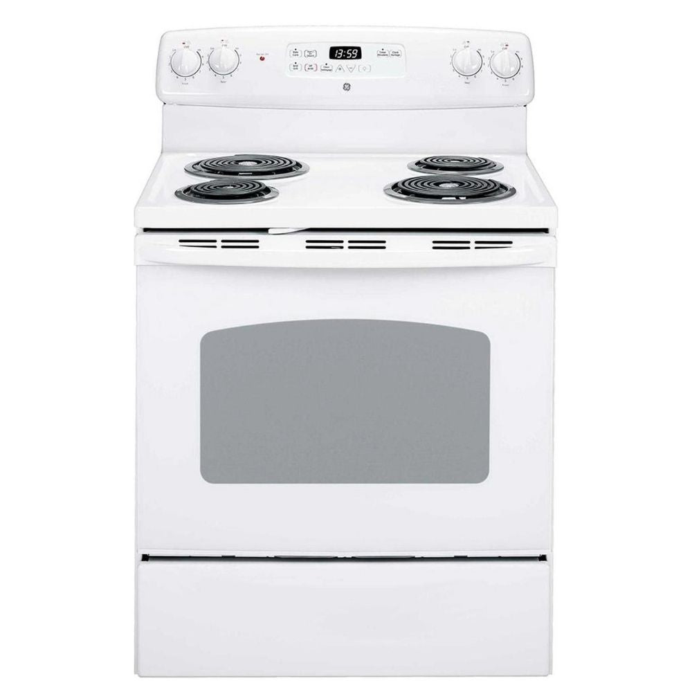 JCBS250DMWW - RANGES - GE - Electric - White - Open Box - BonPrix Électroménagers