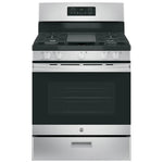 JCGBS66SEKSS - RANGES - GE - Gas - Stainless Steel - Open Box - BonPrix Électroménagers
