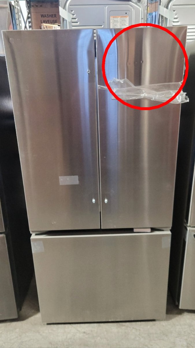 LF21G6200S - REFRIGERATORS - LG - French 3 - Door - Stainless Steel - Open Box - BonPrix Électroménagers