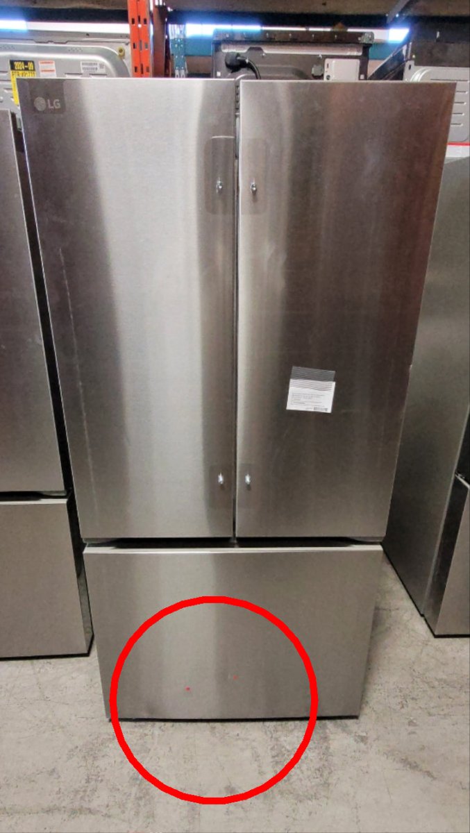 LF21G6200S - REFRIGERATORS - LG - French 3 - Door - Stainless Steel - Open Box - BonPrix Électroménagers