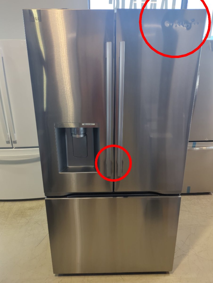 LF24Z6530S - REFRIGERATORS - LG - French 3 - Door - Stainless Steel - Open Box - BonPrix Électroménagers