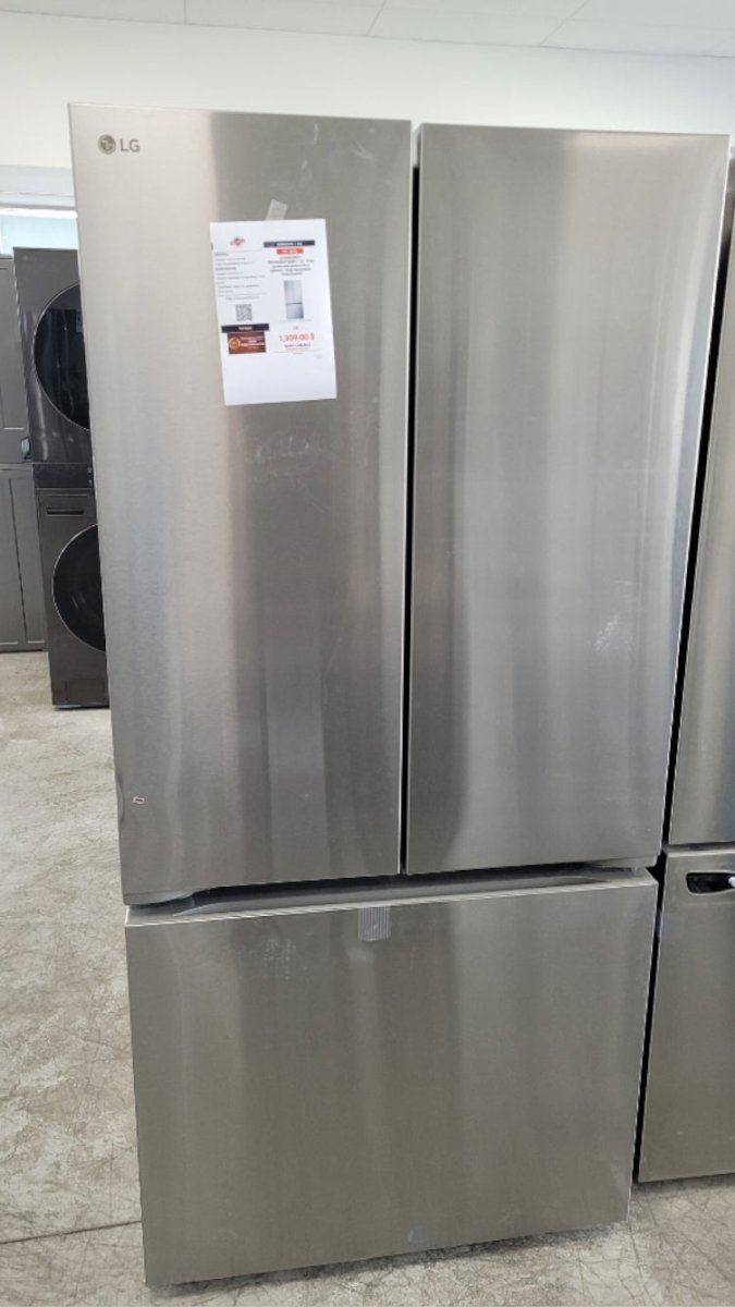 LF25S6200S - REFRIGERATORS - LG - French 3-Door - Stainless Steel - Open Box - BonPrix Électroménagers