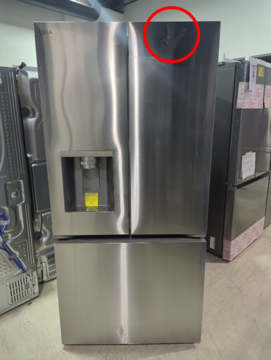 LF25S6330S - REFRIGERATORS - LG - French 3 - Door - Stainless Steel - Open Box - BonPrix Électroménagers