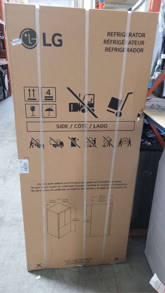 LF27D6200S - REFRIGERATORS - LG - French 3 - Door - Stainless Steel - Open Box - BonPrix Électroménagers