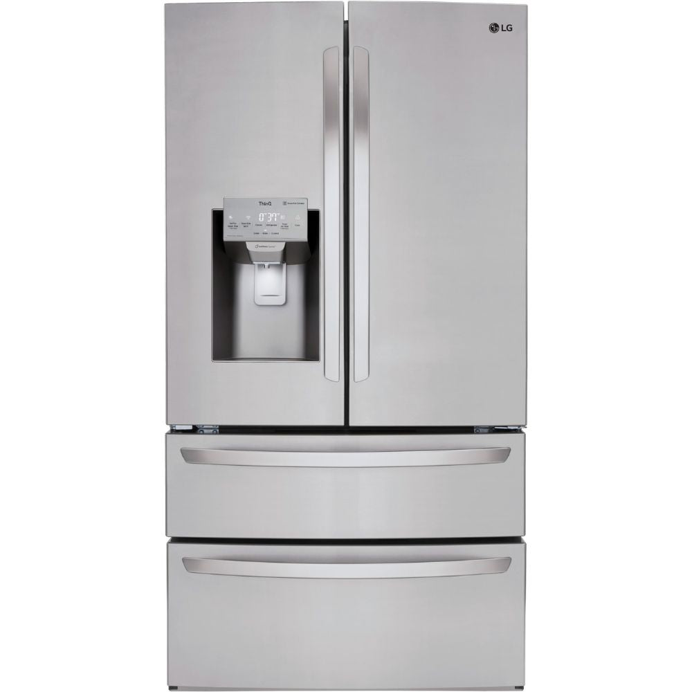 LMXS28626S - REFRIGERATORS - LG - French 4 - Door - Stainless Steel - Open Box - BonPrix Électroménagers