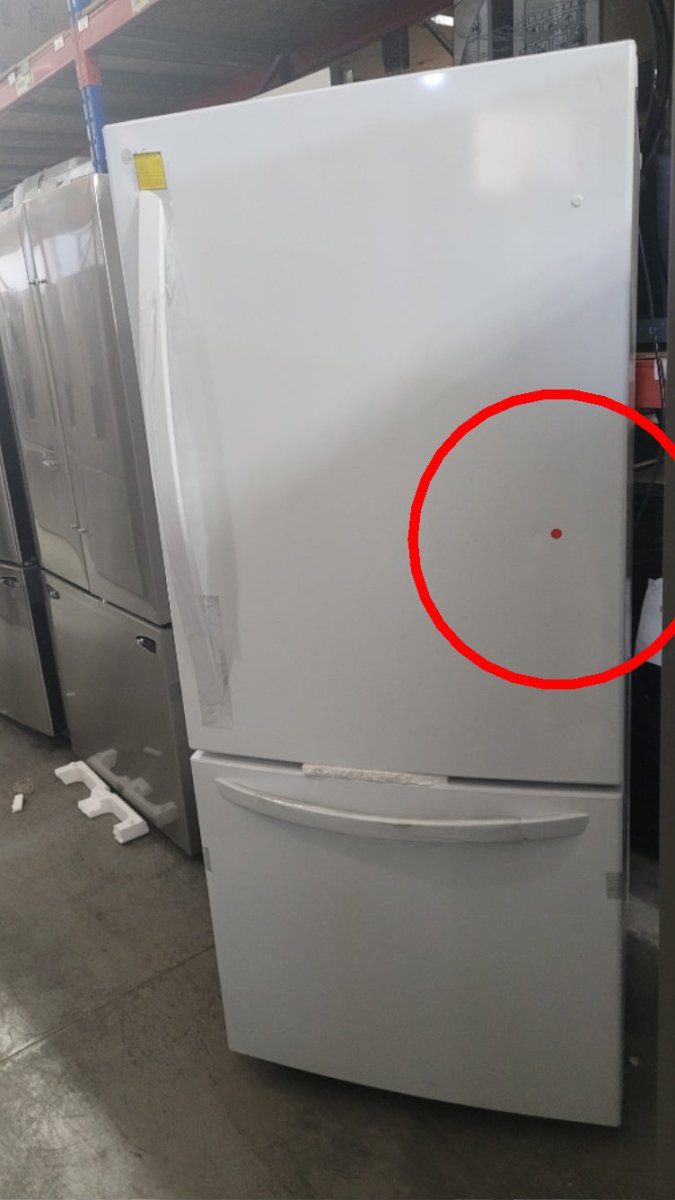 LRDNS2200W - REFRIGERATORS - LG - Bottom Freezer - White - Open Box - BonPrix Électroménagers