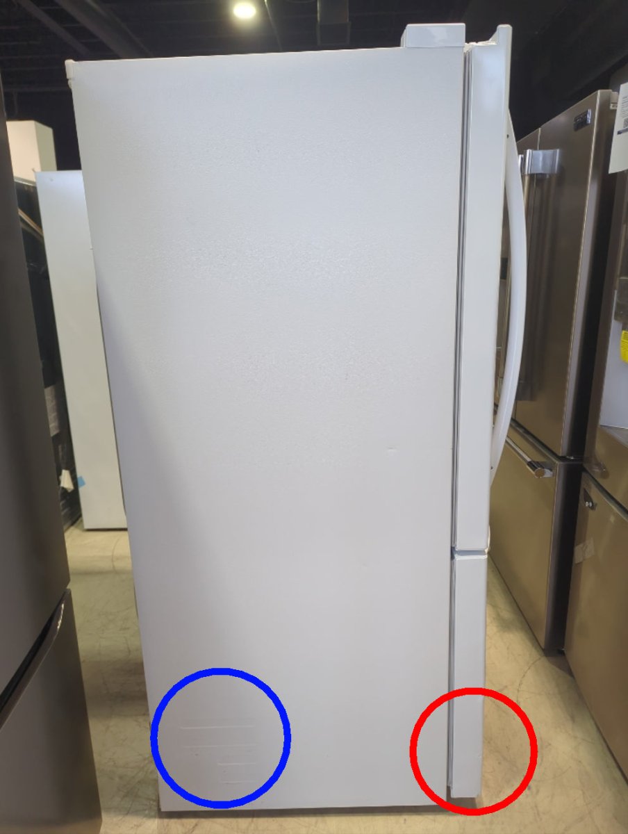 LRDNS2200W - REFRIGERATORS - LG - Bottom Freezer - White - Open Box - BonPrix Électroménagers