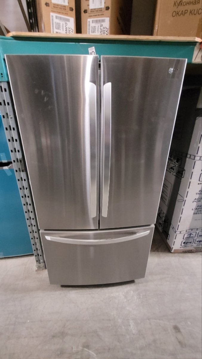 LRFCS29D6S - REFRIGERATORS - LG - French 3 - Door - Stainless Steel - Open Box - BonPrix Électroménagers