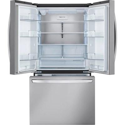 LRFLC2706S - REFRIGERATORS - LG - French 3 - Door - Stainless Steel - Open Box - BonPrix Électroménagers