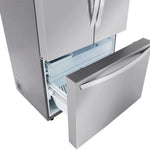 LRFLC2706S - REFRIGERATORS - LG - French 3 - Door - Stainless Steel - Open Box - BonPrix Électroménagers