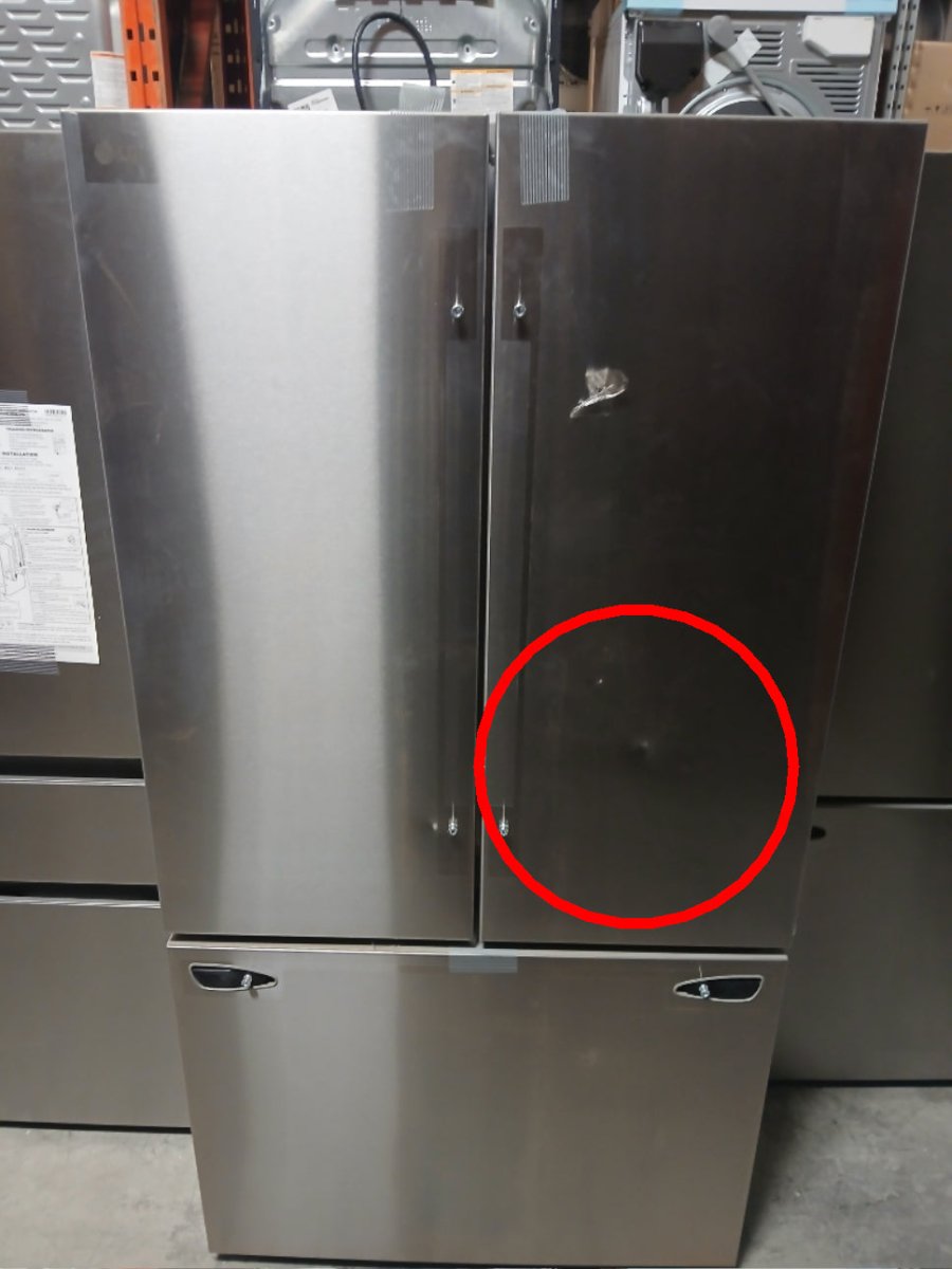 LRFLC2706S - REFRIGERATORS - LG - French 3 - Door - Stainless Steel - Open Box - BonPrix Électroménagers
