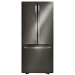 LRFNS2200D - REFRIGERATORS - LG - French 3-Door - Black Stainless - Open Box - BonPrix Électroménagers