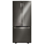 LRFNS2200D - REFRIGERATORS - LG - French 3 - Door - Black Stainless - Open Box - BonPrix Électroménagers