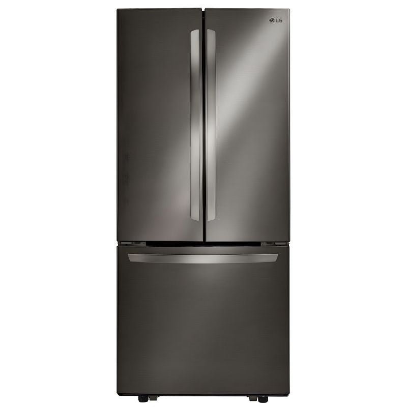 LRFNS2200D - REFRIGERATORS - LG - French 3 - Door - Black Stainless - Open Box - BonPrix Électroménagers