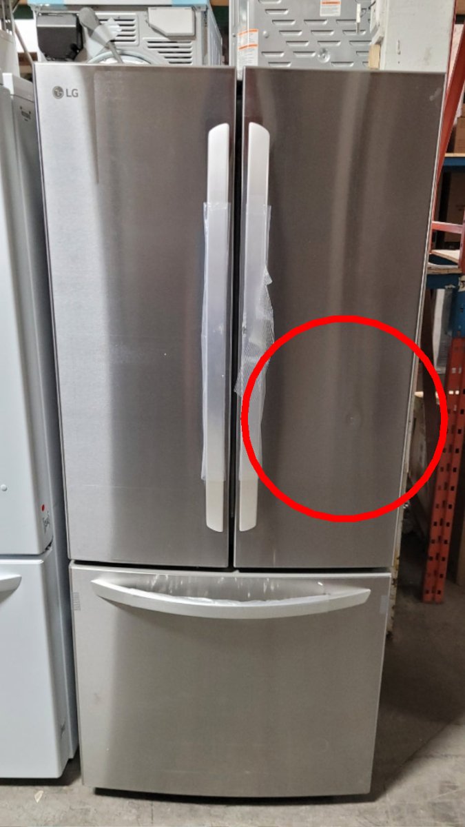 LRFNS2200S - REFRIGERATORS - LG - French 3-Door - Stainless Steel - Open Box - BonPrix Électroménagers