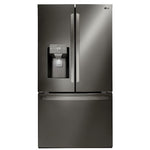 LRFS28XBD - REFRIGERATORS - LG - French 3-Door - Black Stainless - Open Box - BonPrix Électroménagers