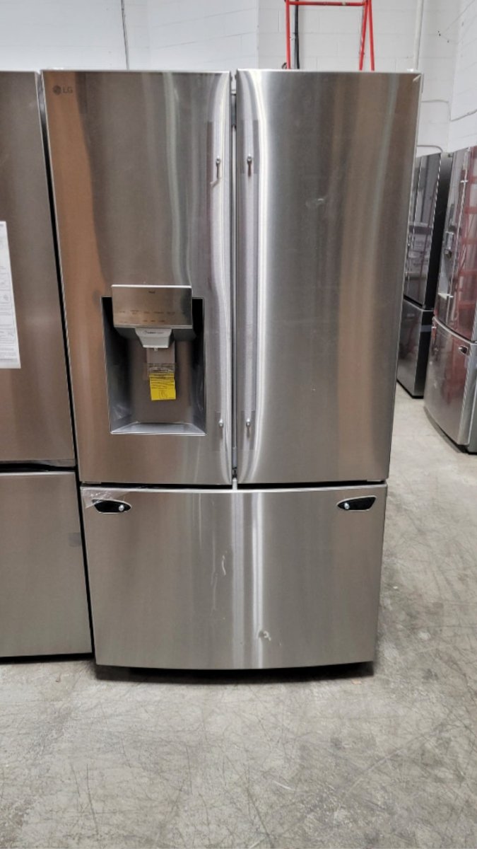LRFS28XBS - REFRIGERATORS - LG - French 3 - Door - Stainless Steel - Open Box - BonPrix Électroménagers