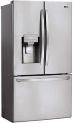 LRFS28XBS - REFRIGERATORS - LG - French 3 - Door - Stainless Steel - Open Box - BonPrix Électroménagers