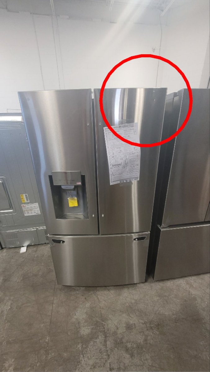 LRFS28XBS - REFRIGERATORS - LG - French 3 - Door - Stainless Steel - Open Box - BonPrix Électroménagers
