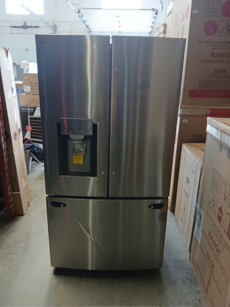 LRFS28XBS - REFRIGERATORS - LG - French 3 - Door - Stainless Steel - Open Box - BonPrix Électroménagers