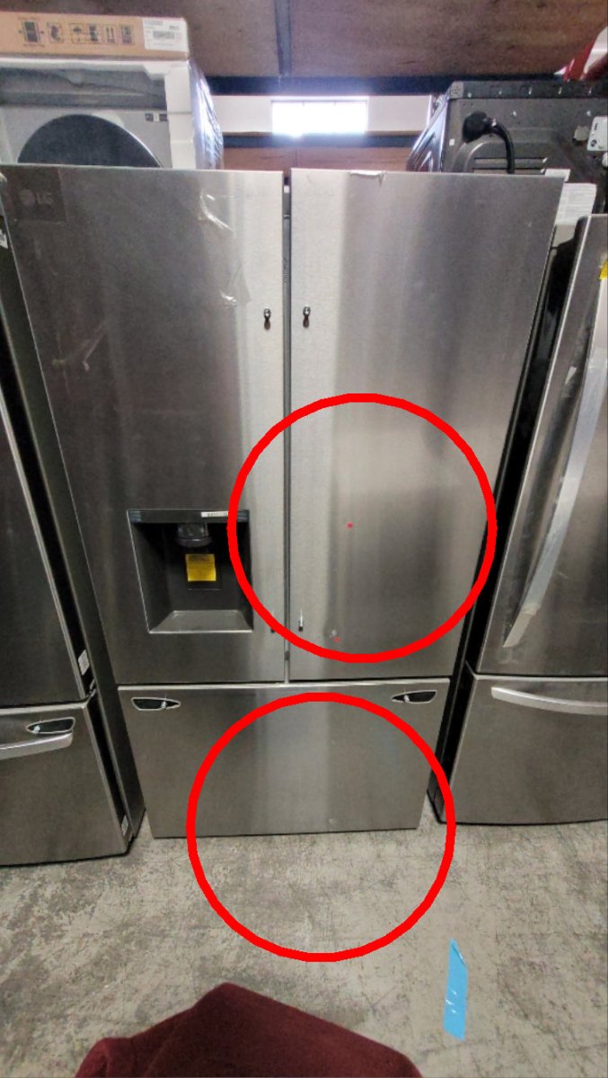 LRFXS3106S - REFRIGERATORS - LG - French 3 - Door - Stainless Steel - Open Box - BonPrix Électroménagers