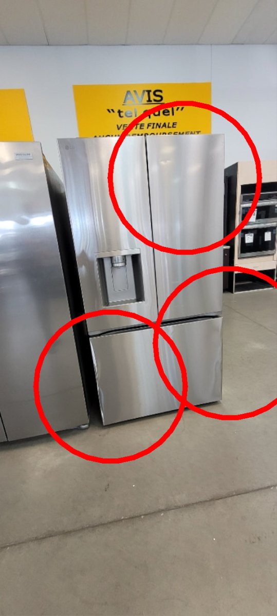 LRYXS3106S - REFRIGERATORS - LG - French 3 - Door - Stainless Steel - Open Box - BonPrix Électroménagers
