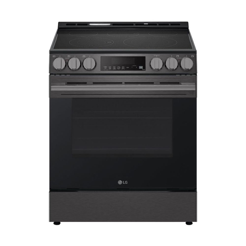 LSEL6333ZE - RANGES - LG - Electric - Black Stainless - Open Box - BonPrix Électroménagers
