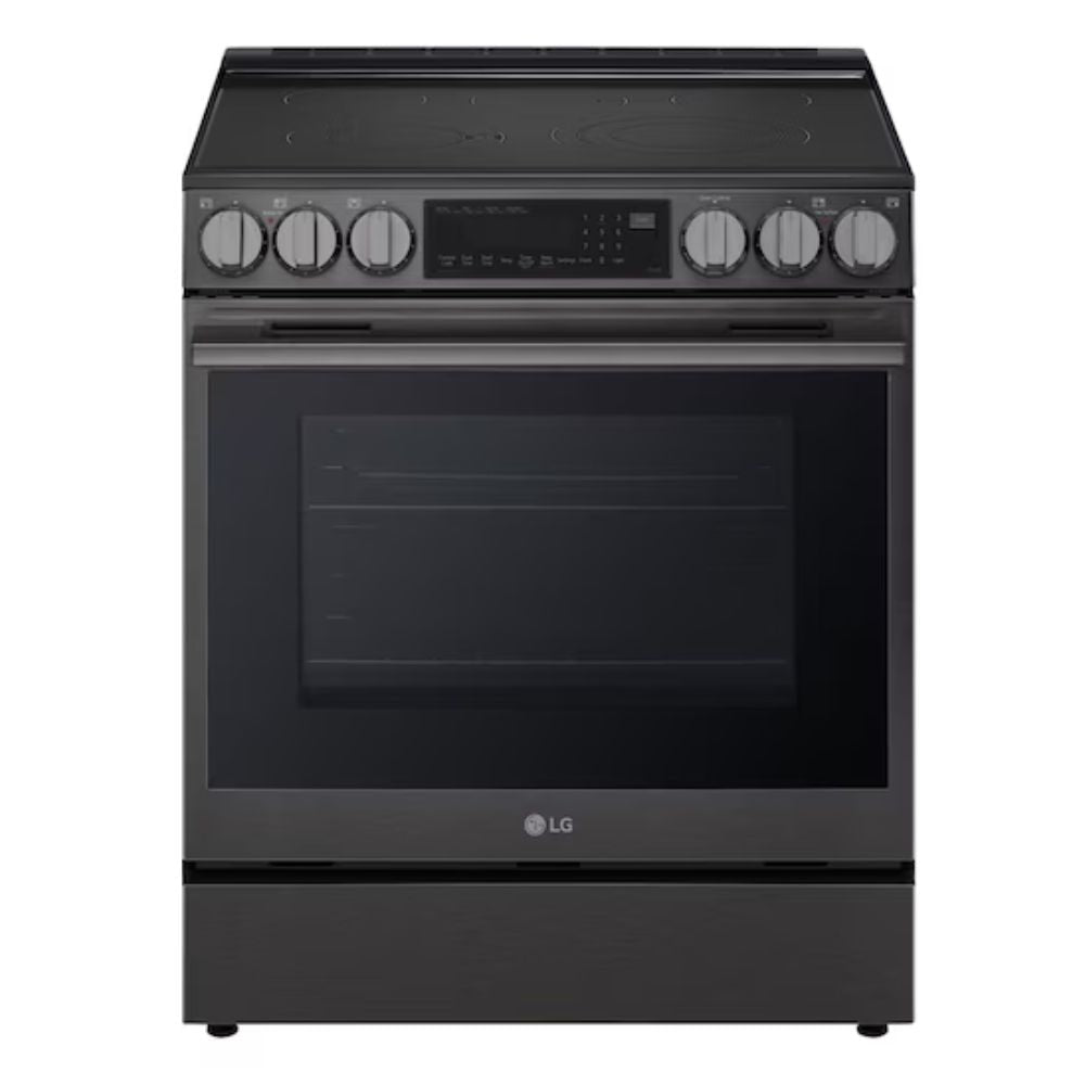 LSEL6335ZE - RANGES - LG - Electric - Black Stainless - Open Box - BonPrix Électroménagers