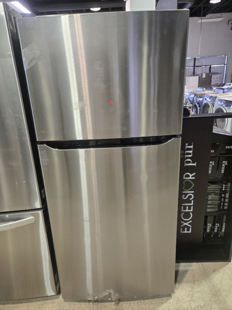 LTCS20020S - REFRIGERATORS - LG - Top Freezer - Stainless Steel - Open Box - BonPrix Électroménagers
